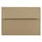 JAM Paper 5" x 7" Brown Kraft Paper Bag Premium Invitation Envelopes